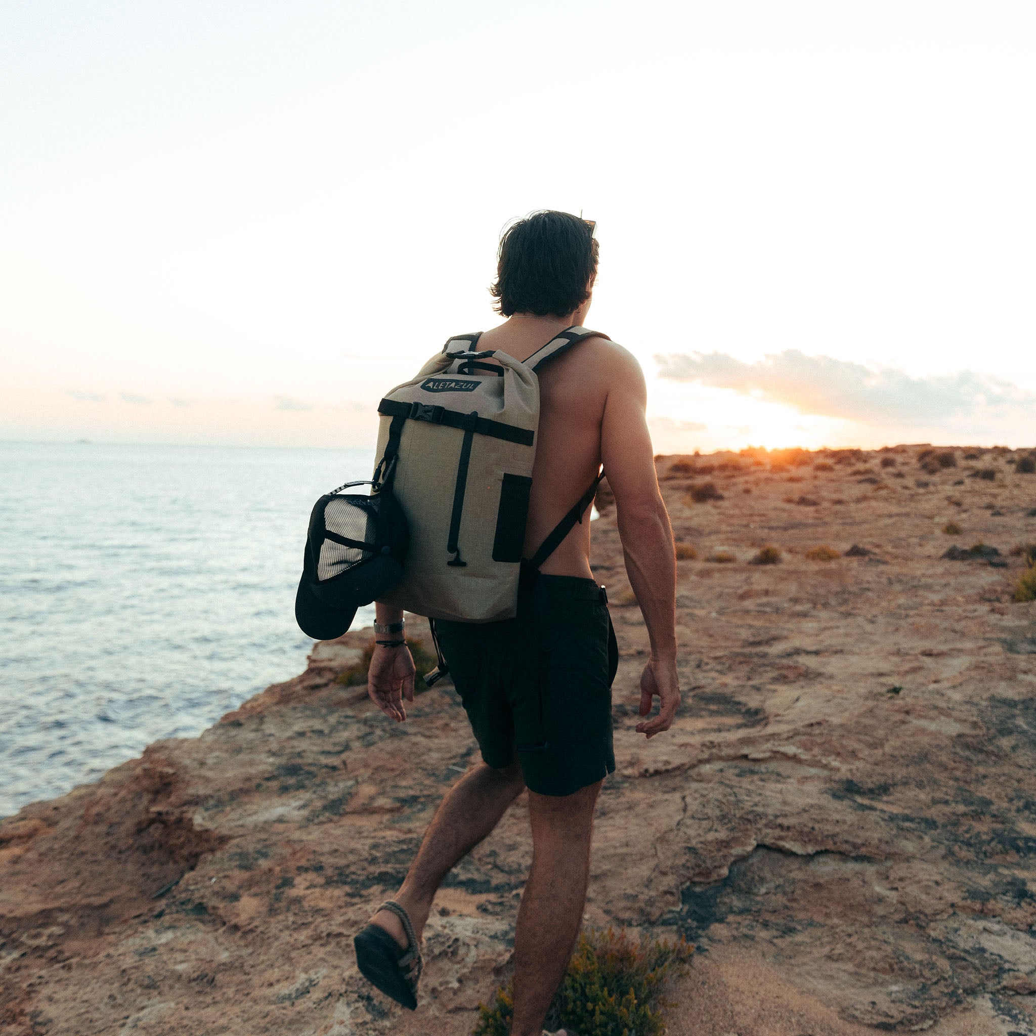 Waterproof DryBackPack 20L SAND